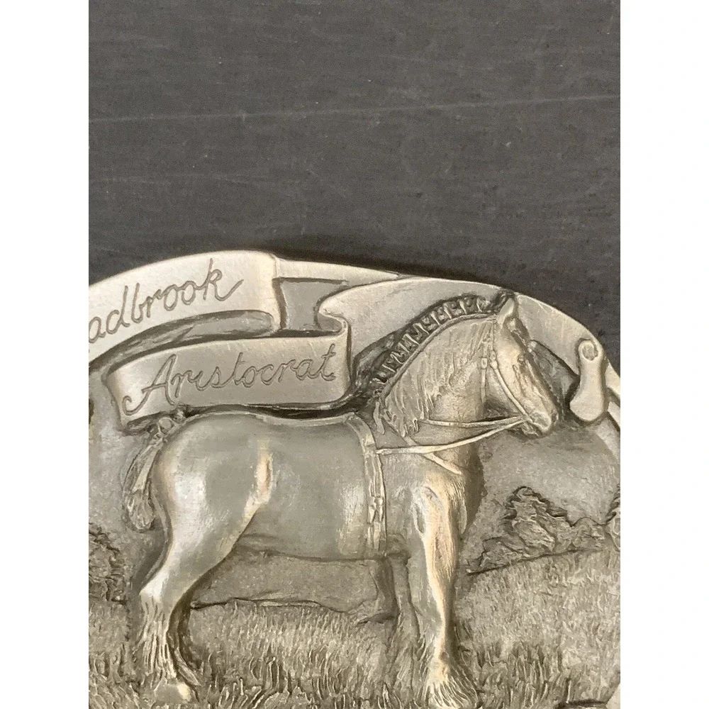 Shireland 1988 Ladbrook Aristocrat Tom Smrt First Edition Belt Buckle Vintage